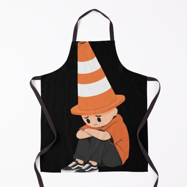 Item preview, Traffic Cone Hat Sad Boy designed and sold by Mudslinger8688.