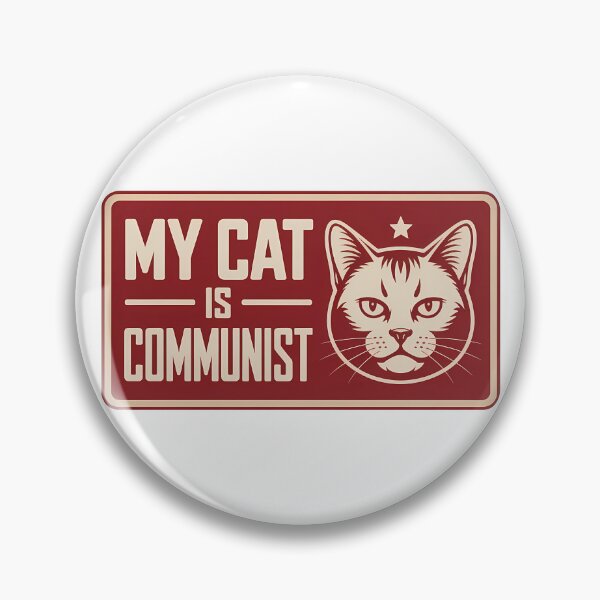 Item preview, My Cat is Communist - Funny Communism Cat Meme designed and sold by LoFizzy.