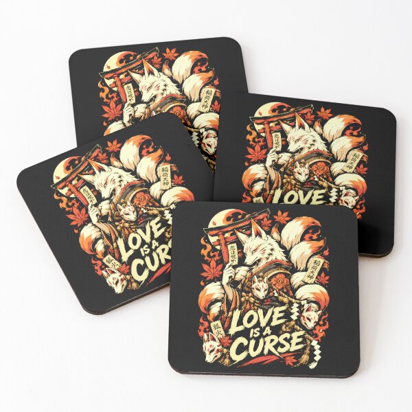 Item preview, Nine Tailed Kitsune Love Is A Curse Japanese Woodcut Shirt designed and sold by Tong4130.