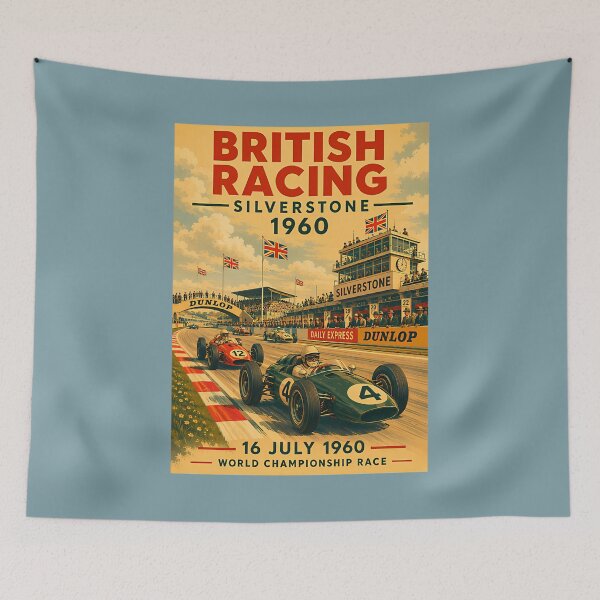 Item preview, British Racing  1960  Vintage  Racing designed and sold by Wardrobess.