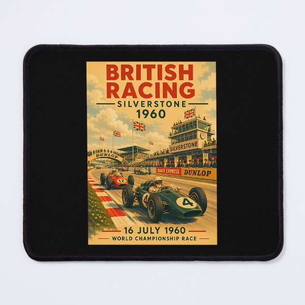 Item preview, British Racing 1960 Vintage Racing designed and sold by Wardrobess.
