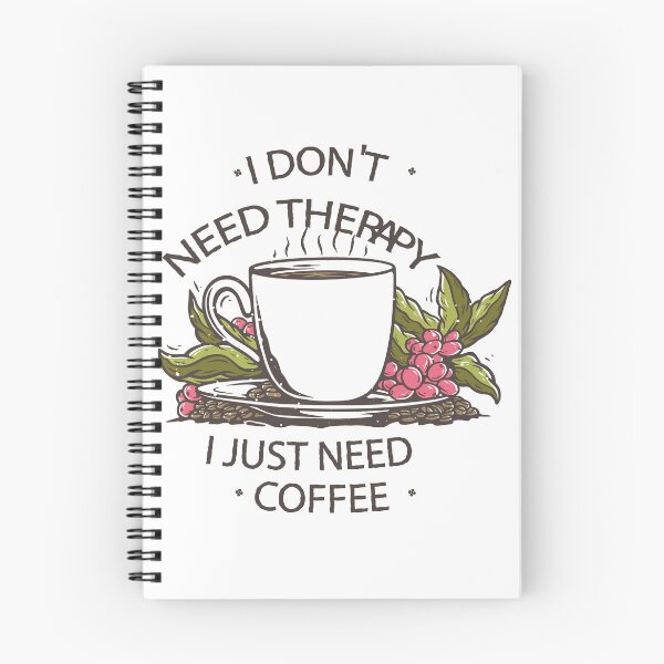 Item preview, I Don't Need Therapy I Just Need Coffee Funny Retro Vintage designed and sold by Hilal-Studio.