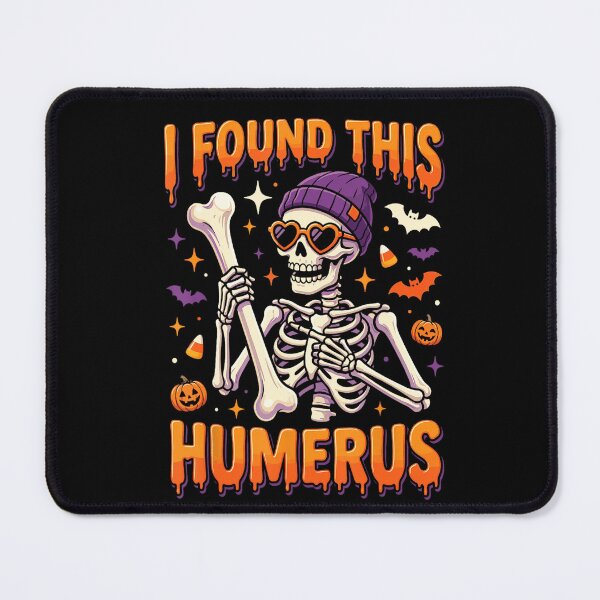 Item preview, I Found This Humerus Funny Skeleton Halloween Anatomy Pun designed and sold by VioletNance.