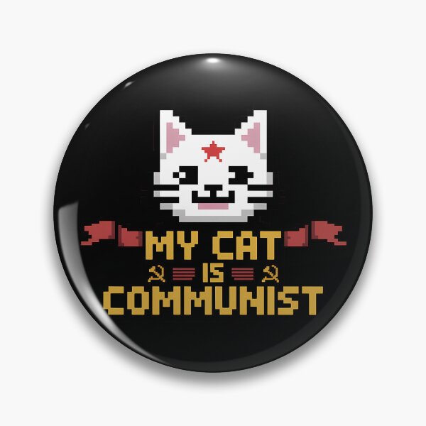 Item preview, My Cat is Communist - Funny Communism Cat Meme designed and sold by LoFizzy.