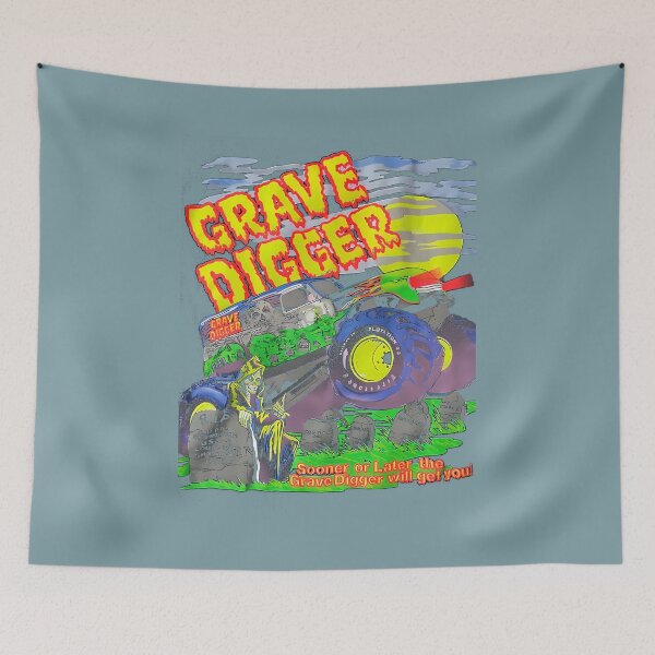 Item preview, Grave Digger Will Get You Racing Vintage  designed and sold by Wardrobess.