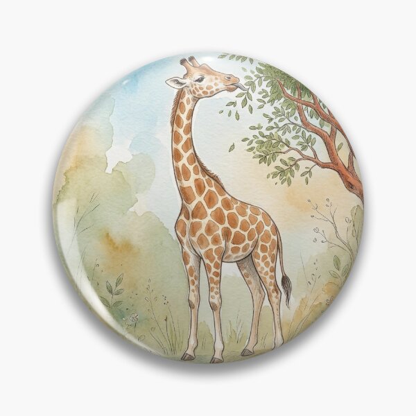 Item preview, Giraffe Munching on Leaves designed and sold by DANS-Whimsy.
