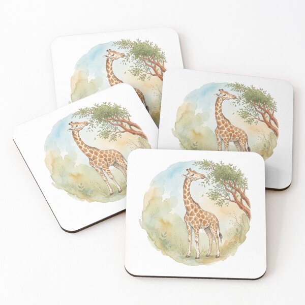 Item preview, Giraffe Munching on Leaves designed and sold by DANS-Whimsy.