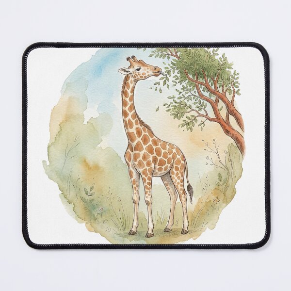 Item preview, Giraffe Munching on Leaves designed and sold by DANS-Whimsy.