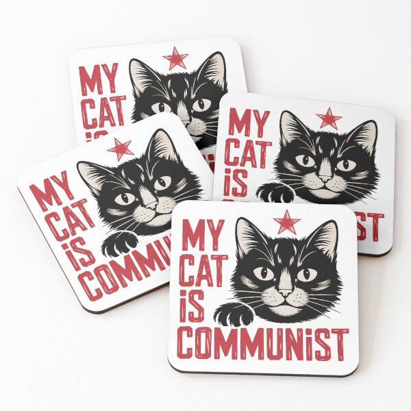 Item preview, My Cat is Communist - Funny Communism Cat Meme designed and sold by LoFizzy.