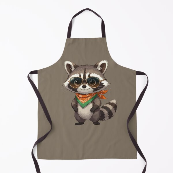 Item preview, Cute Cool Raccoon with Sunglasses and Bandana designed and sold by Uniquely Yours.