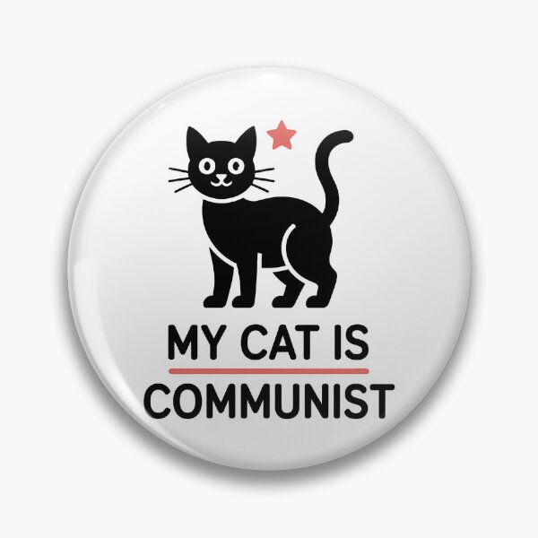 Item preview, My Cat is Communist - Funny Communism Cat Meme designed and sold by LoFizzy.