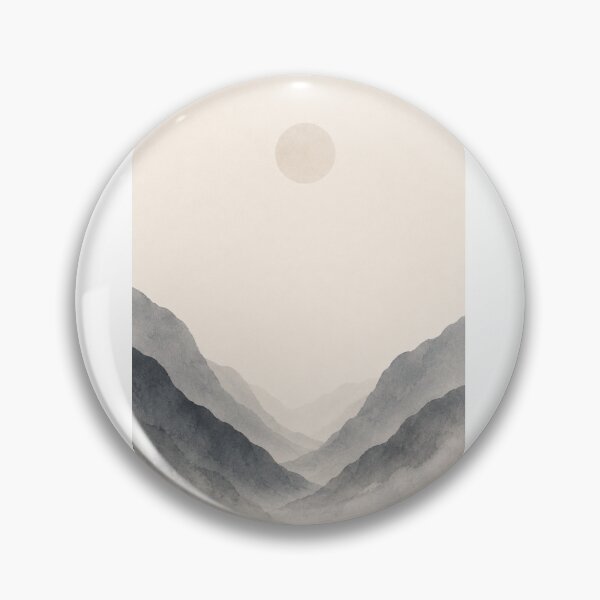 Item preview, Silent Valley | Minimal Nordic Valley Illustration designed and sold by Norvian.