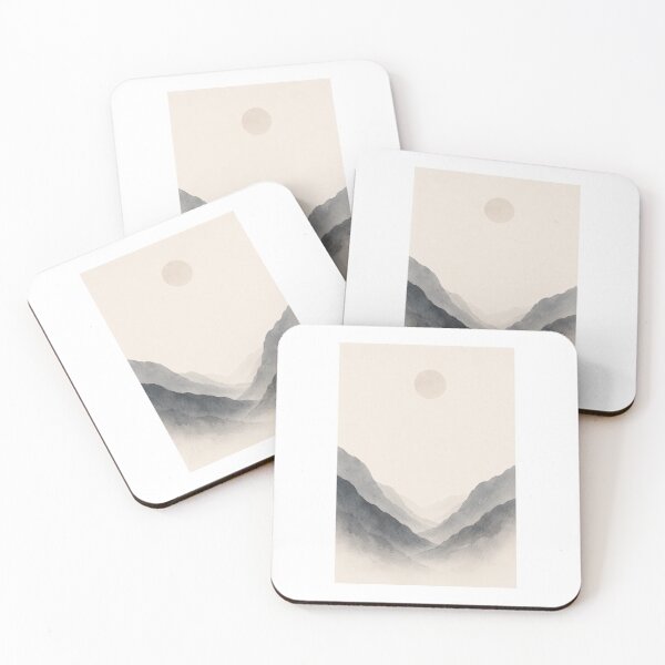 Item preview, Silent Valley | Minimal Nordic Valley Illustration designed and sold by Norvian.