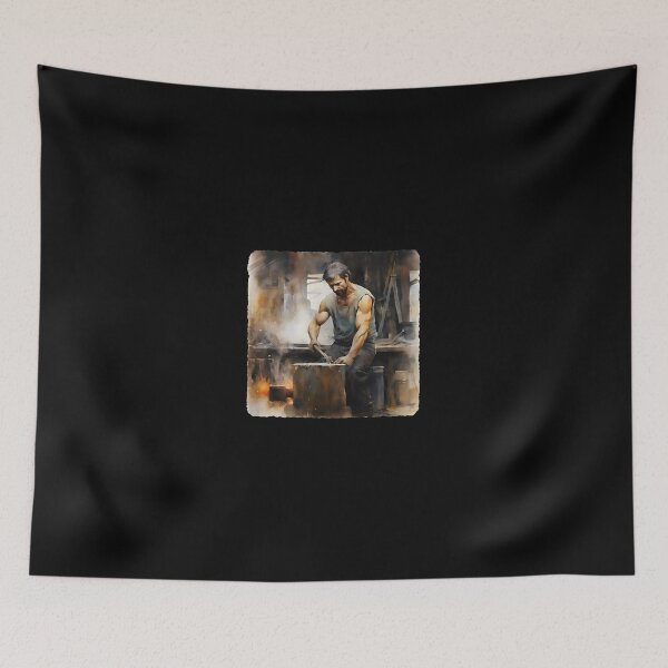 Item preview, Blacksmith Extraordinaire Strike While Iron Hot designed and sold by wBS9Zbdw8a.