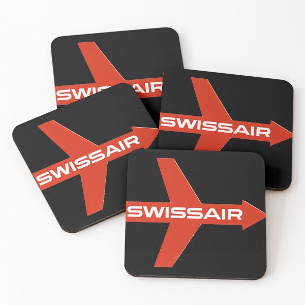 Item preview, Swissair - Airline Retro Logos - Vintage Art Stickers Luggage Tags designed and sold by BohoOutline.