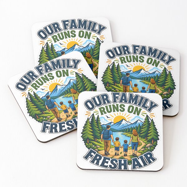 Item preview, Our Family Runs On Fresh Air Shirt | Family Hiking Camping Adventure  Main Tag designed and sold by alexcorporation.