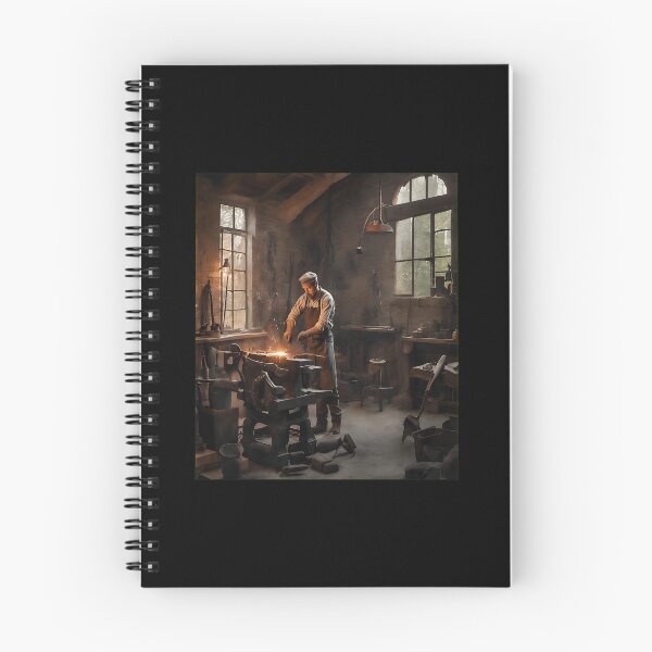 Item preview, Blacksmith Forge Workshop Art designed and sold by wBS9Zbdw8a.