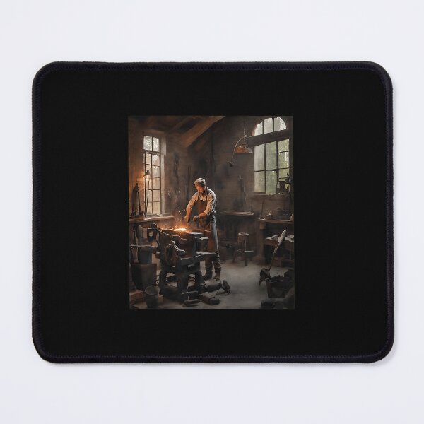 Item preview, Blacksmith Forge Workshop Art designed and sold by wBS9Zbdw8a.