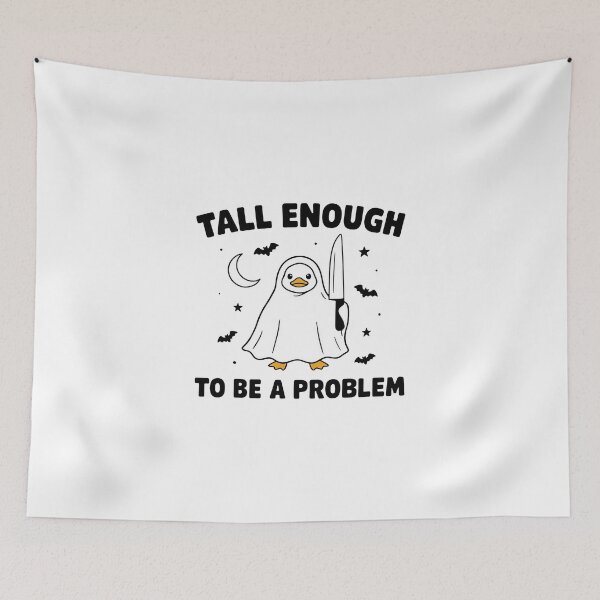 Item preview, Funny Duck in Ghost Costume Tall Enough To Be A Problem designed and sold by hargisnamocho.