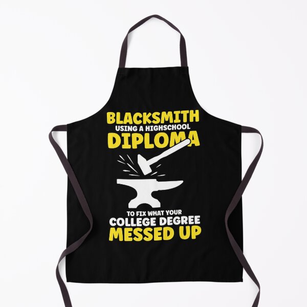 Item preview, Blacksmith Highschool Diploma Fixes College Degree designed and sold by wBS9Zbdw8a.