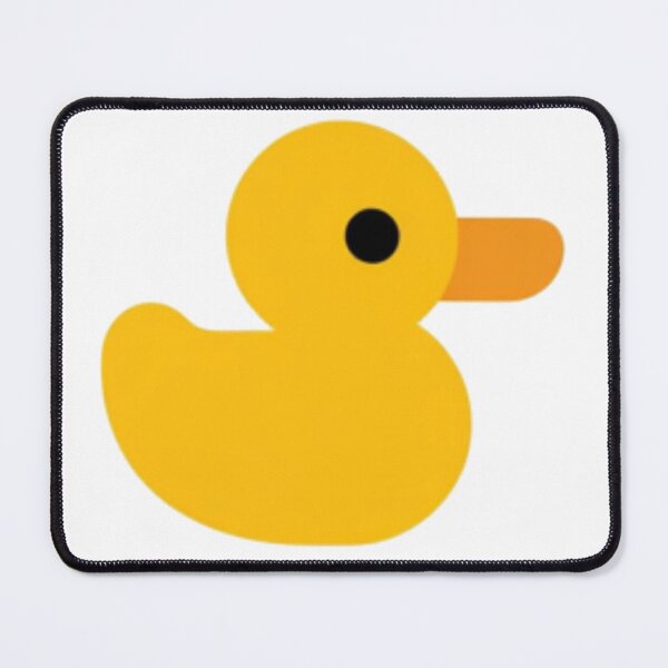 Item preview, Yellow Rubber Duck Bath Toy Icon With Simple Flat Silhouette On Black Background designed and sold by KanDa-Shop.
