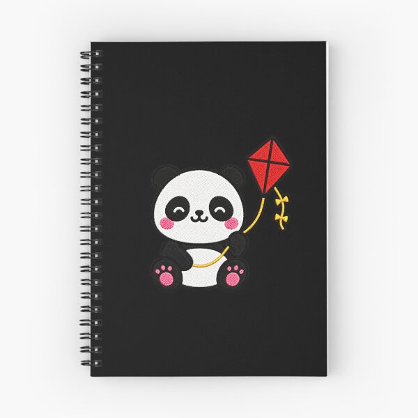Item preview, Cute Panda Flying Kite Kawaii Embroidery Patch designed and sold by ColorSplash123.