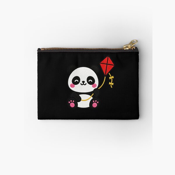 Item preview, Cute Panda Flying Kite Kawaii Embroidery Patch designed and sold by ColorSplash123.