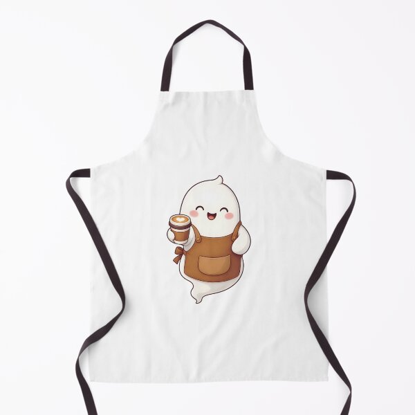 Item preview, Ghost Barista Boorista - Cute Coffee Latte Cafe Pumpkin Spice Art designed and sold by Knacky Print.