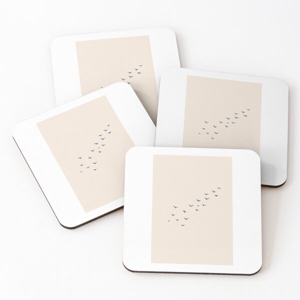 Item preview, Silent Scatter | Minimal Nordic Bird Flock Illustration designed and sold by Norvian.