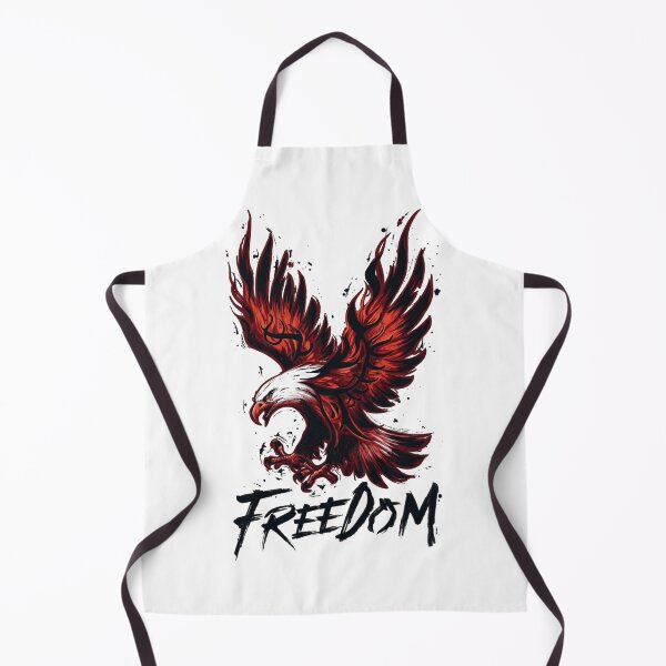 Item preview, Freedom Eagle - Fierce Red and Black Graphic designed and sold by Shopeon Designs.