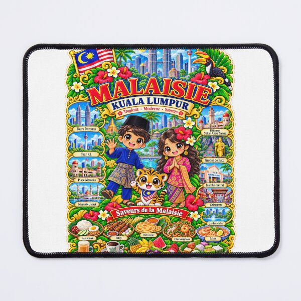 Item preview, Malaysia Kuala Lumpur – Kawaii Trip, Malaysian Culture and Flavors of Malaysia designed and sold by Cifi64.