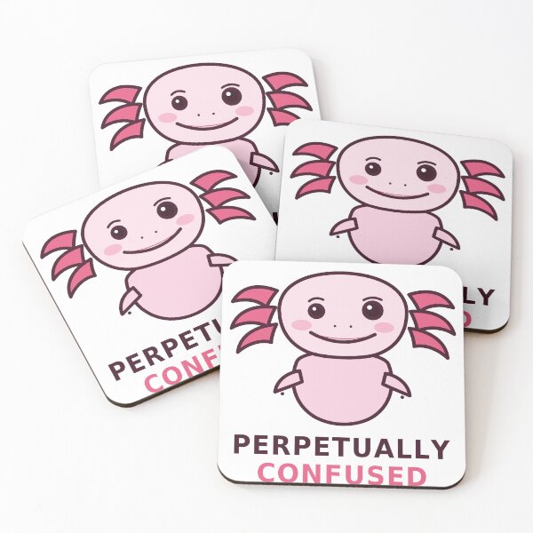 Item preview, Perpetually Confused Axolotl Meme designed and sold by Helt-enkelt.