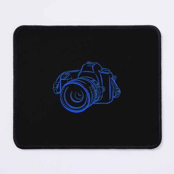 Item preview, Blue Line Art DSLR Camera Photography Lover Gift designed and sold by wBS9Zbdw8a.