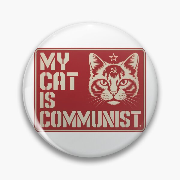 Item preview, My Cat is Communist - Funny Communism Cat Meme designed and sold by LoFizzy.
