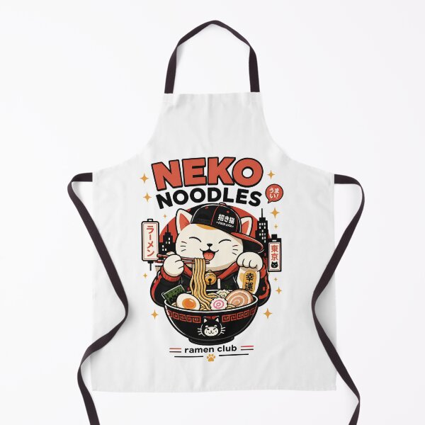 Artikelvorschau, Ramen-Nudel-Katze, Neko-Nudeln, süße Ramen-Katze, japanisches Essen entworfen und verkauft von graphic-genie.