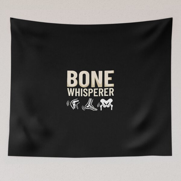 Item preview, Bone Whisperer Anatomy Skeleton Medical Humor designed and sold by wBS9Zbdw8a.