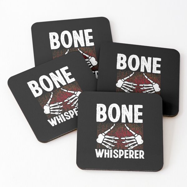 Item preview, Bone Whisperer Skeleton Hands Funny Quote designed and sold by wBS9Zbdw8a.