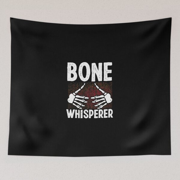 Item preview, Bone Whisperer Skeleton Hands Funny Quote designed and sold by wBS9Zbdw8a.