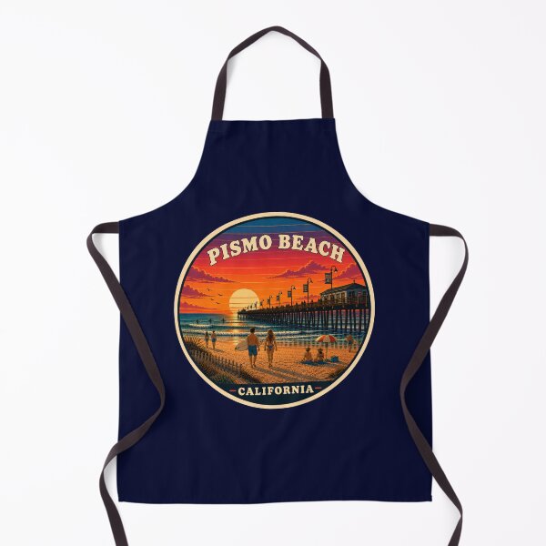Item preview, Pismo Beach California Vintage Travel Badge | Retro Surf Poster designed and sold by Swanny's Custom T-shirt and Gift Designs.