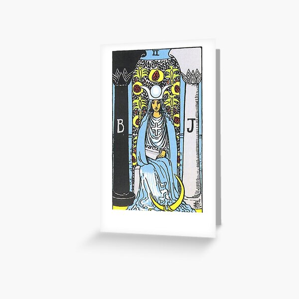 High Priestess Tarot Greeting Card