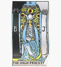 Hohepriesterin Tarot Poster