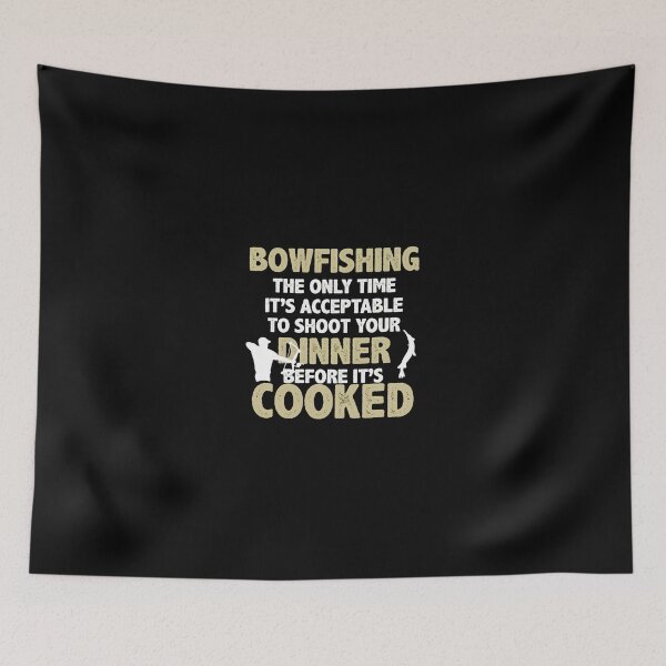 Item preview, Bowfishing Humor "Shoot Your Dinner" Graphic designed and sold by wBS9Zbdw8a.