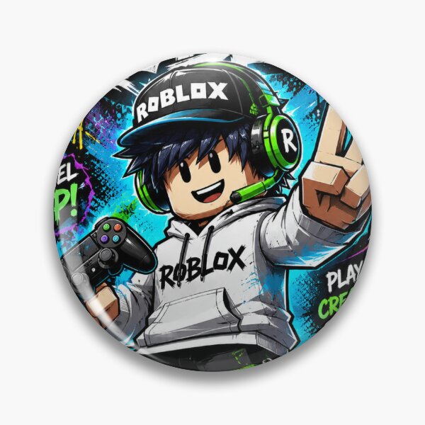 Item preview, Block Gaming Gamer Avatar Graphic Illustration designed and sold by DKSH1234.