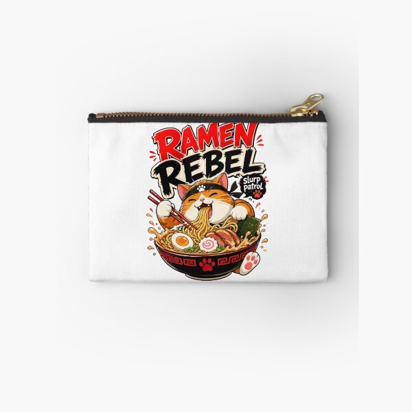 Item preview, Ramen Noodle Cat, Ramen Rebel Slurp Patrol Funny Cat Noodle designed and sold by graphic-genie.