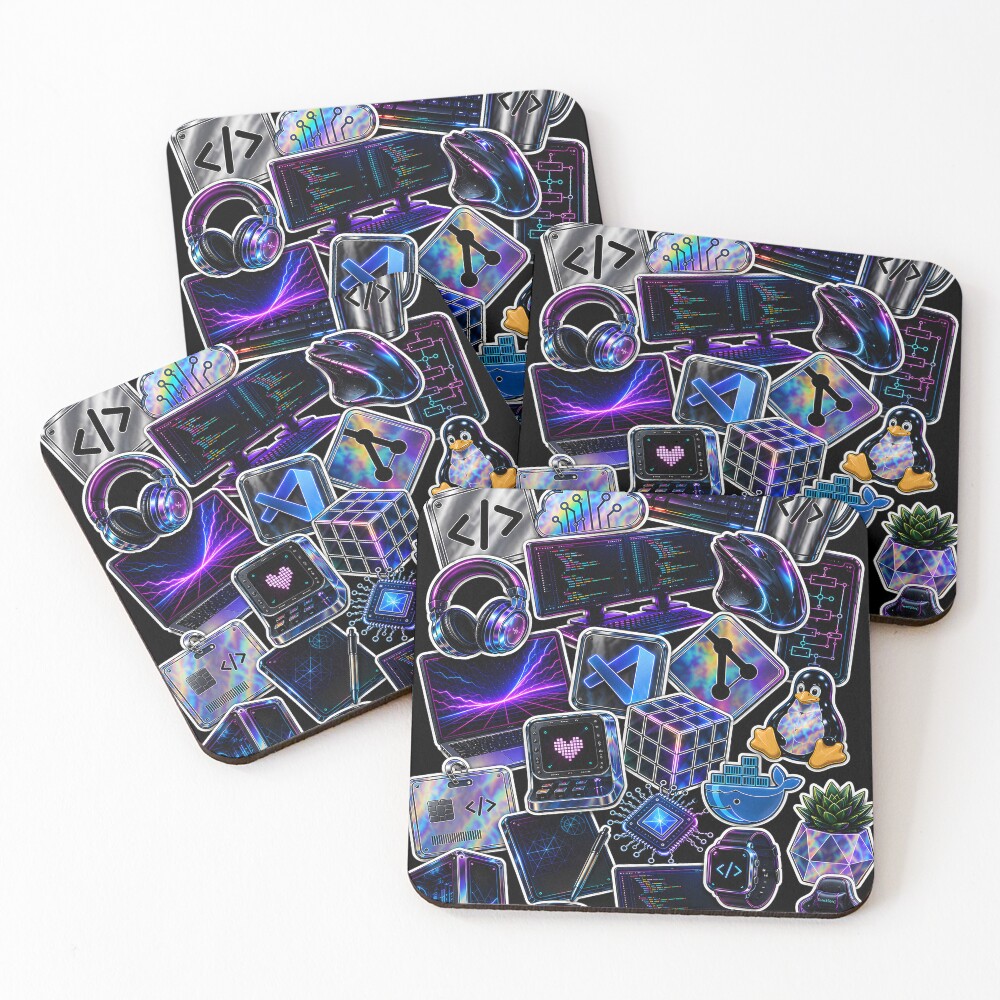 Item preview, Coasters (Set of 4) designed and sold by Extravanganzza.