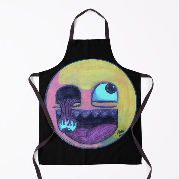 Item preview, Cyber Neon Awesome Face Scar-E-Moji - Synthwave Horror Art designed and sold by Grimmlar.