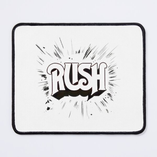 Item preview, Black Rush Retro Band Logo LIMITED EDITION designed and sold by Alecz5.