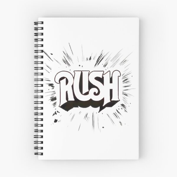Item preview, Black Rush Retro Band Logo LIMITED EDITION designed and sold by Alecz5.