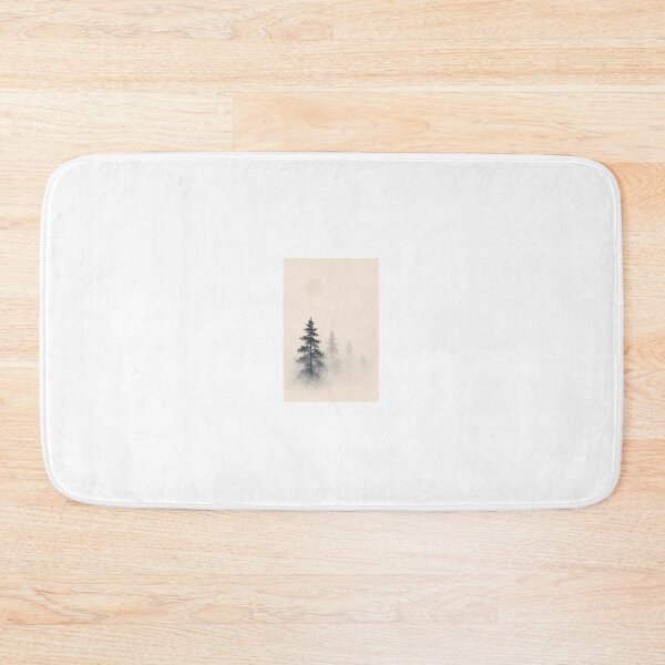 Item preview, Silent Fade | Minimal Nordic Fog Forest Illustration designed and sold by Norvian.