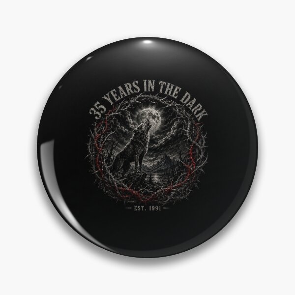 Item preview, 35 Years in the Dark Wolf Moon Thrash Metal Anniversary Design designed and sold by Fanverse Merchandise.